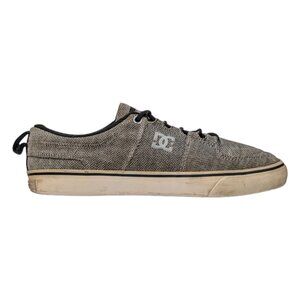 DC Lynx Vulc TX SE Shoes Womens Grey Canvas Skateboarding ADJS300127 Sz 8.5